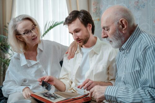 Senior couple enjoying time together